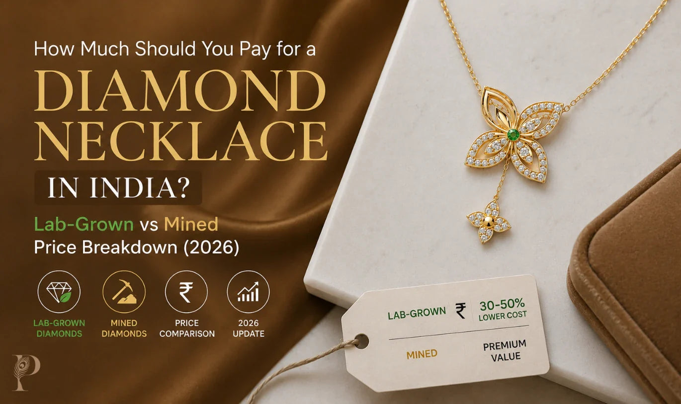 How Much Should You Pay for a Diamond Necklace in India? Lab-Grown vs Mined Price Breakdown (2026)
