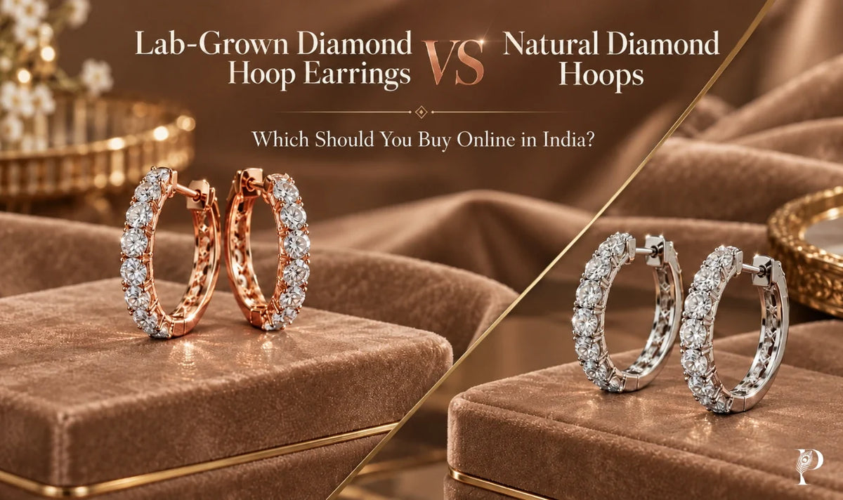 Lab-Grown Diamond Hoop Earrings vs Natural Diamond Hoops: Which Should You Buy Online in India