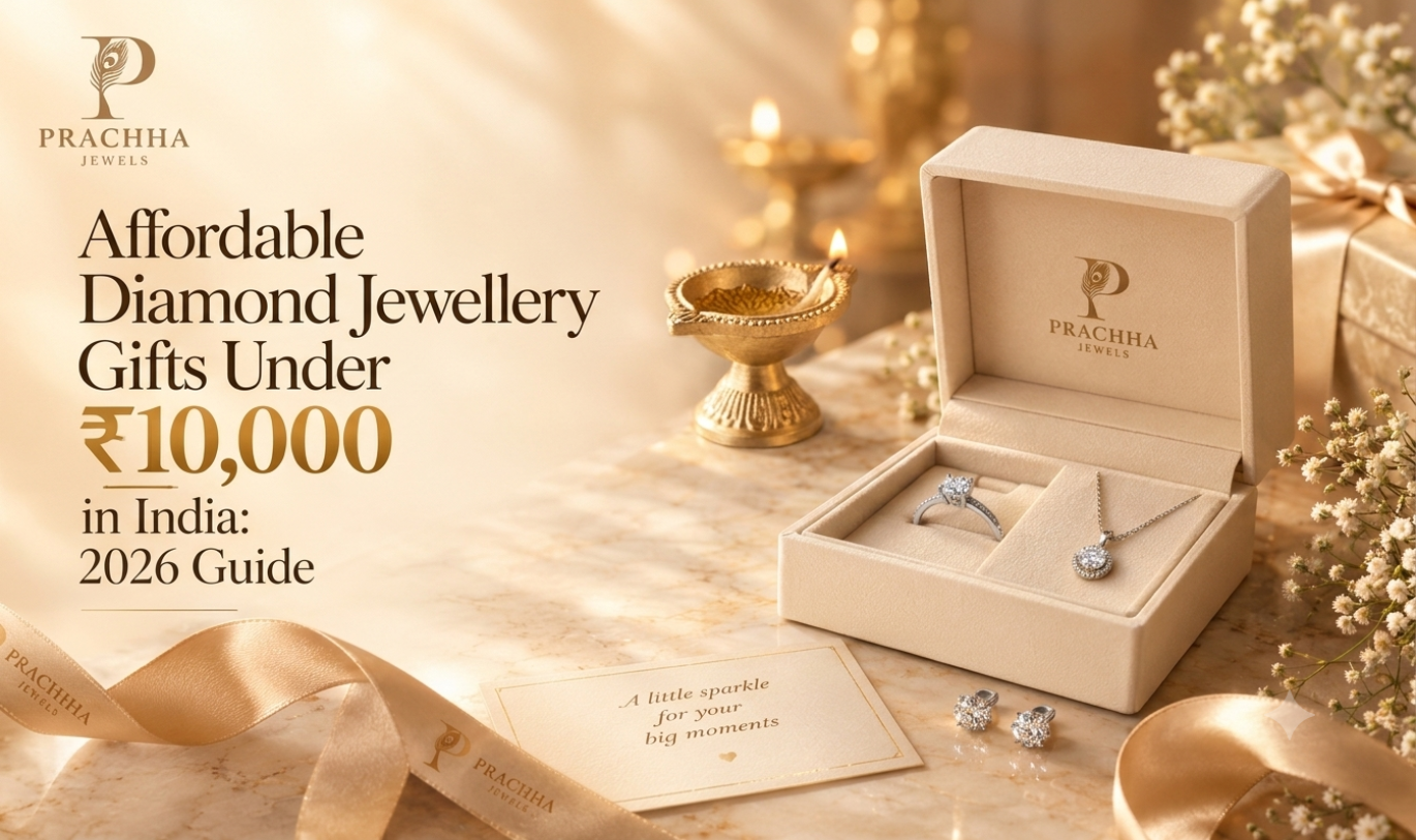 Affordable diamond jewellery gifts under ₹10,000 in India