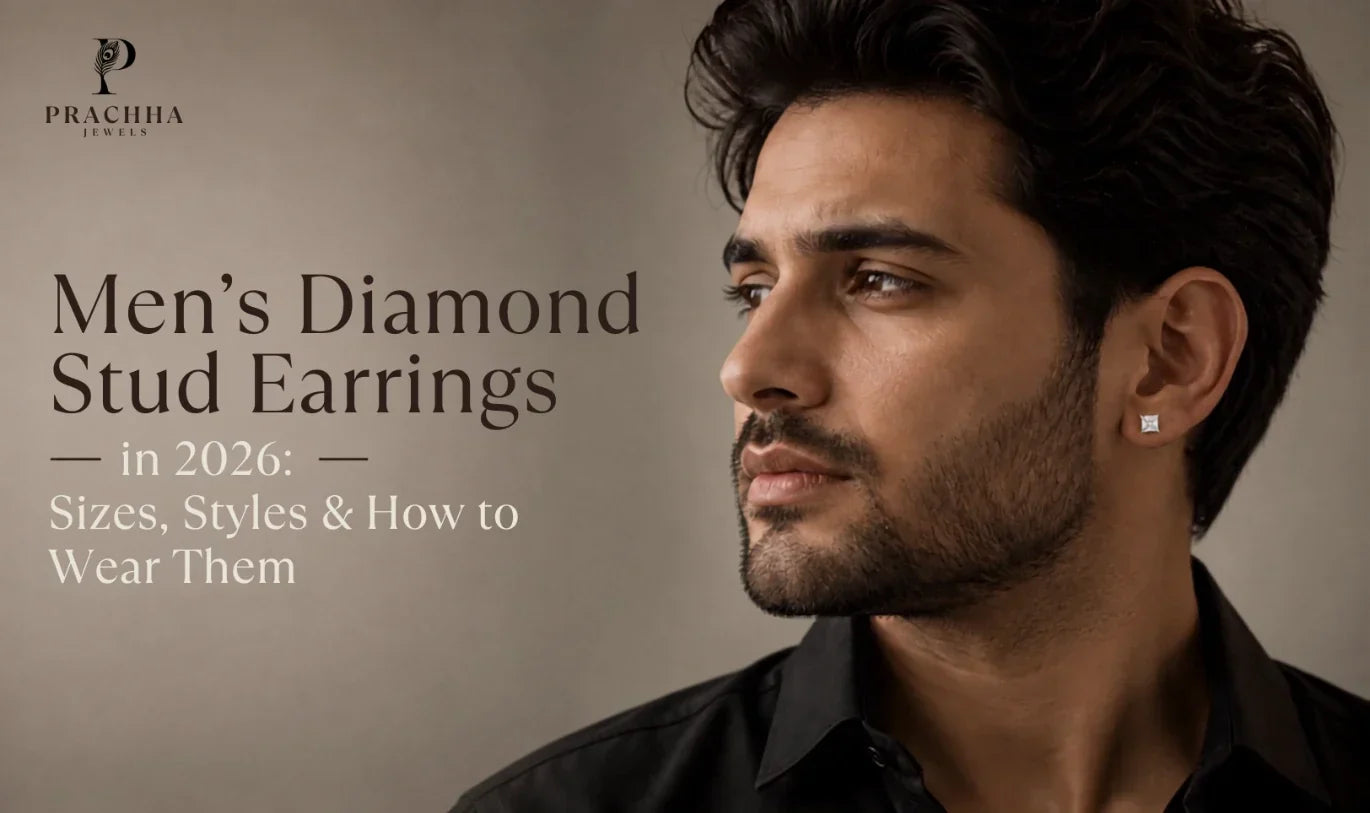 Men’s Diamond Stud Earrings in 2026: Sizes, Styles & How to Wear Them