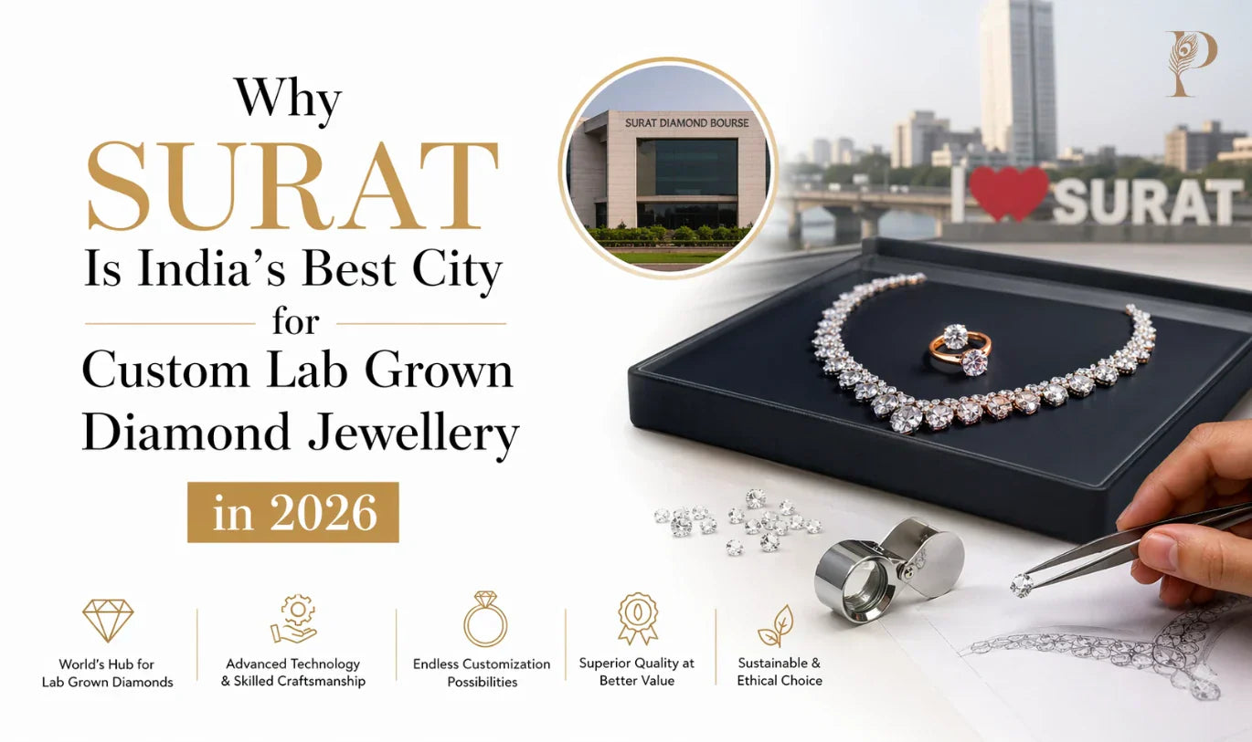 Custom lab grown diamond jewellery from Surat – India's hub for lab diamonds in 2026