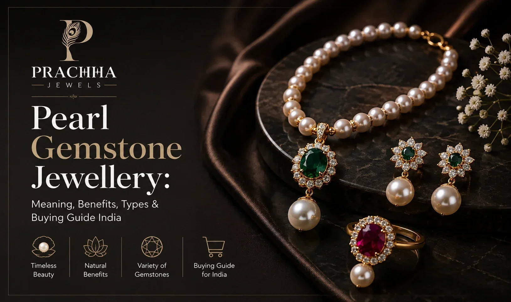 Pearl Gemstone Jewellery: Meaning, Benefits, Types & Buying Guide