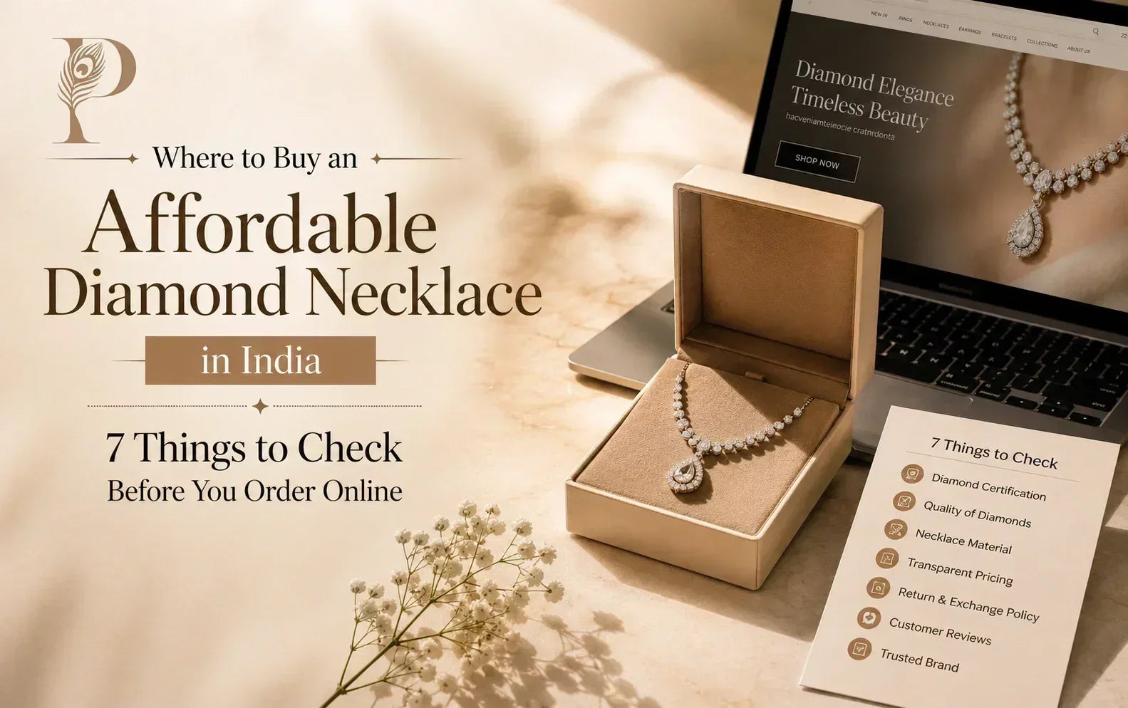 Where to Buy an Affordable Diamond Necklace in India: 7 Things to Check Before You Order Online