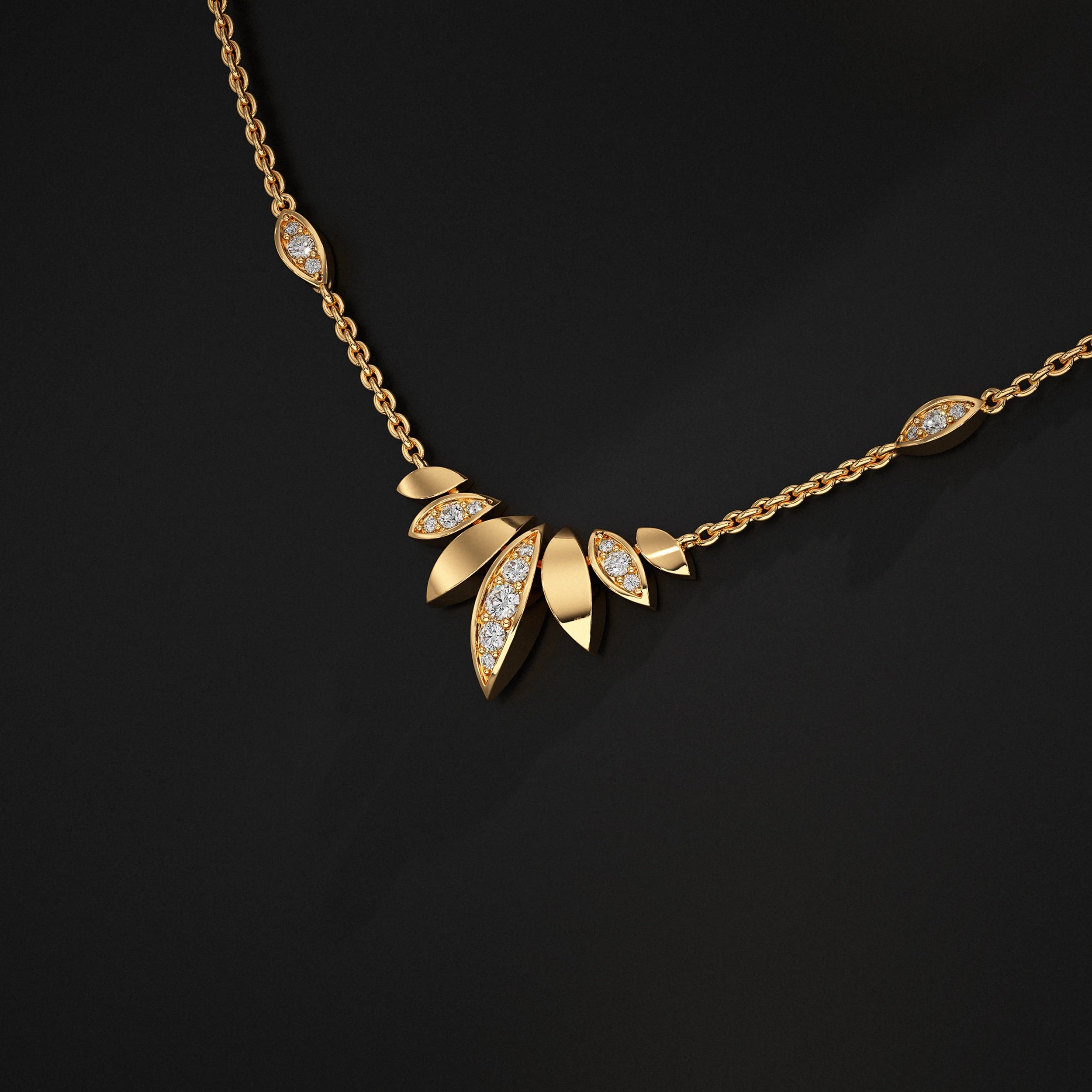 Petal Spark Lab Grown Diamond Pendant Pendant