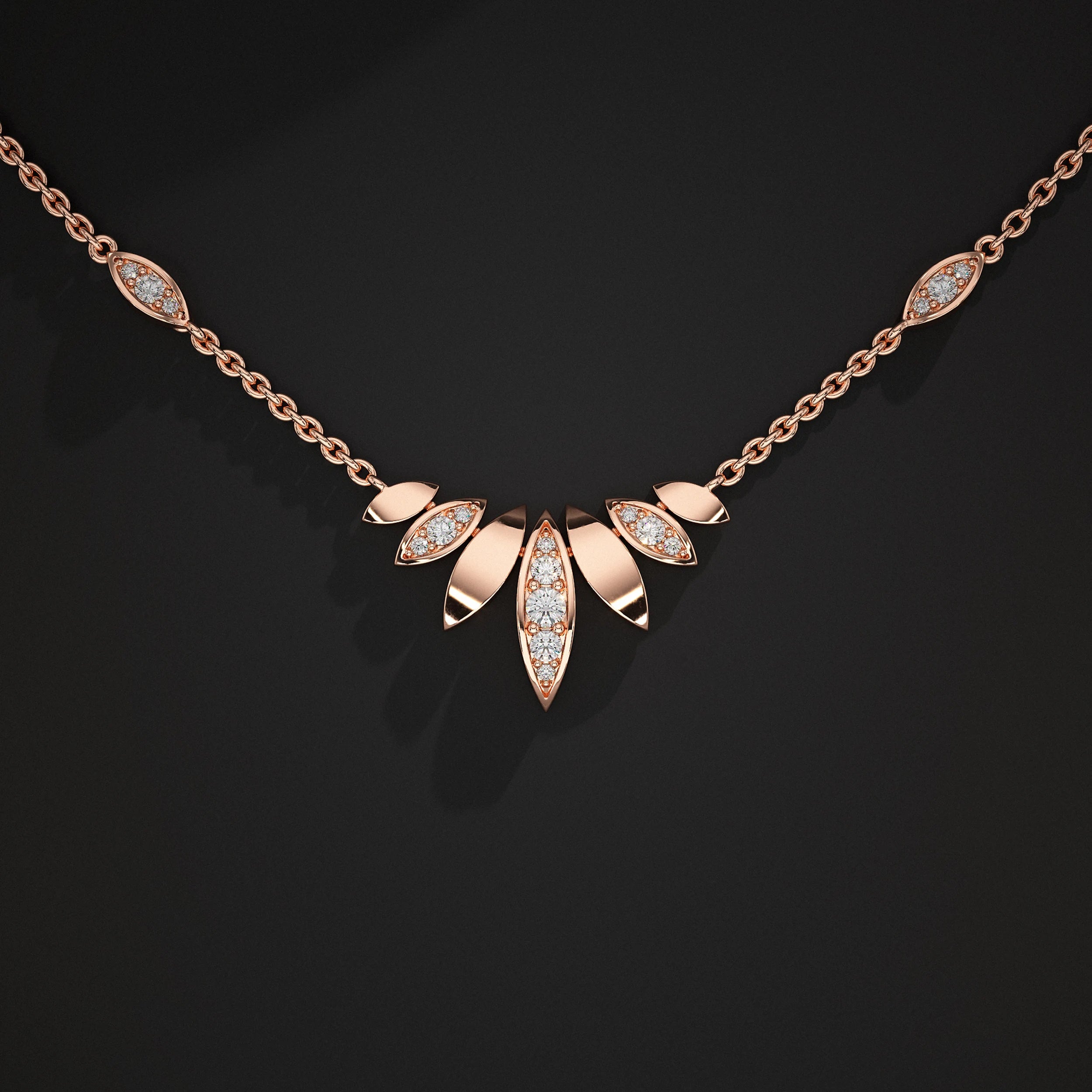 Petal Spark Lab Grown Diamond Pendant Pendant