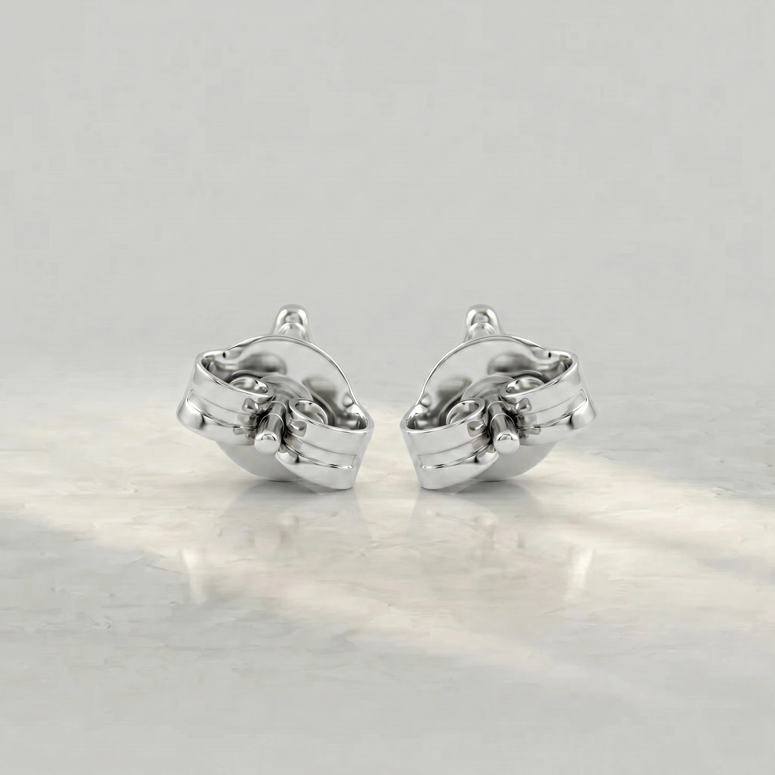 Initial Letter Lab Diamond stud earrings Earrings