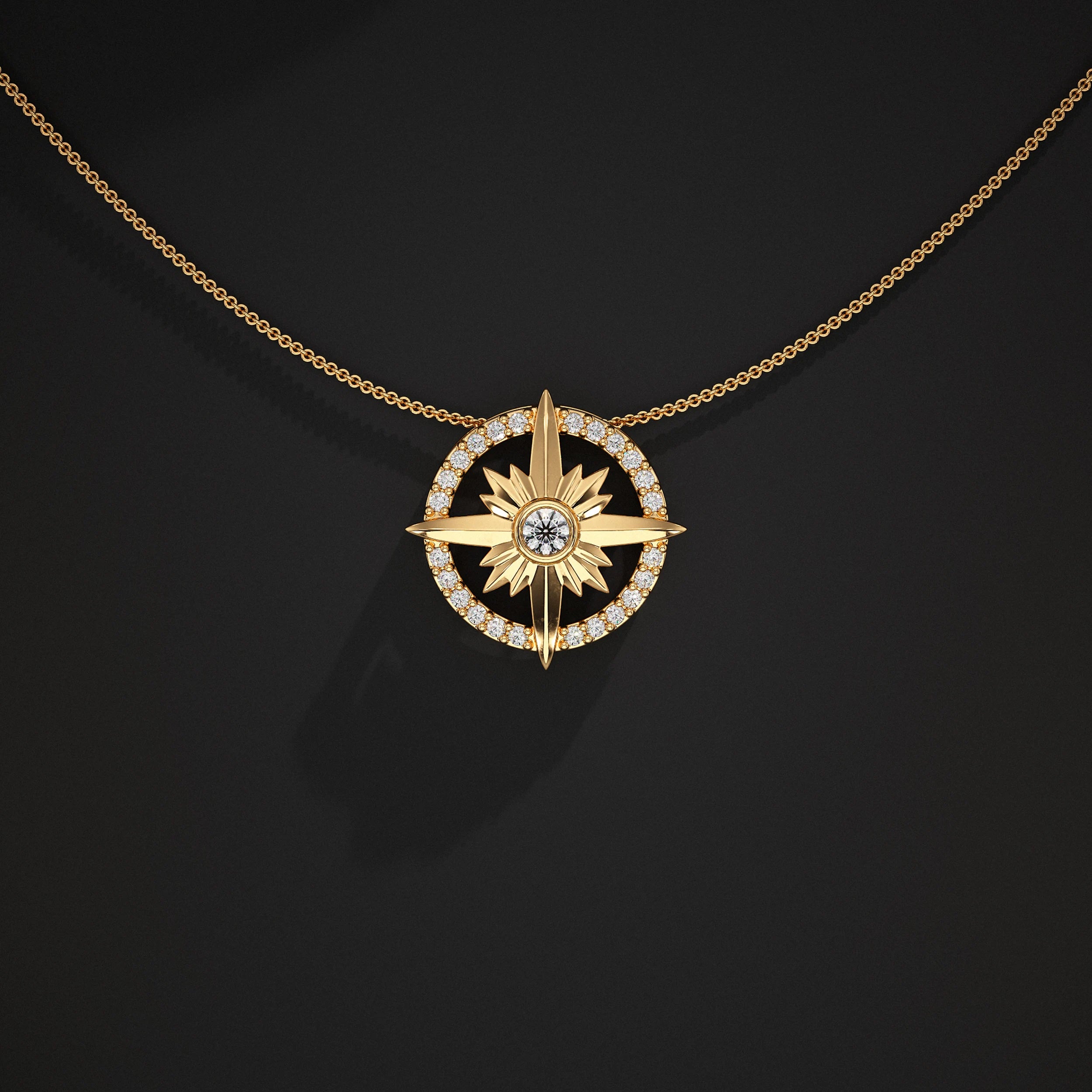 North Star Lab Diamond Pendant Pendant