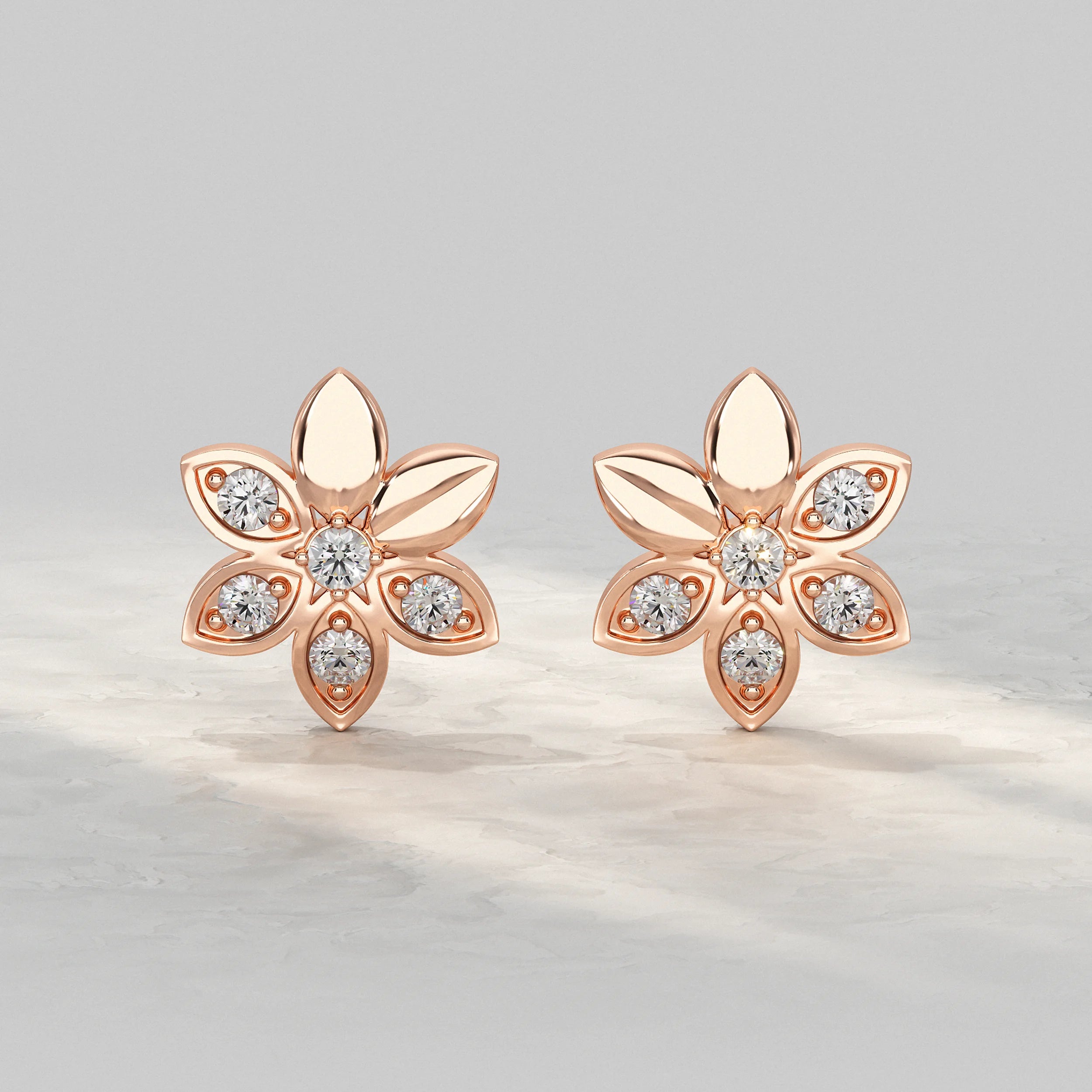 Petal Flower Stud Earring Earrings