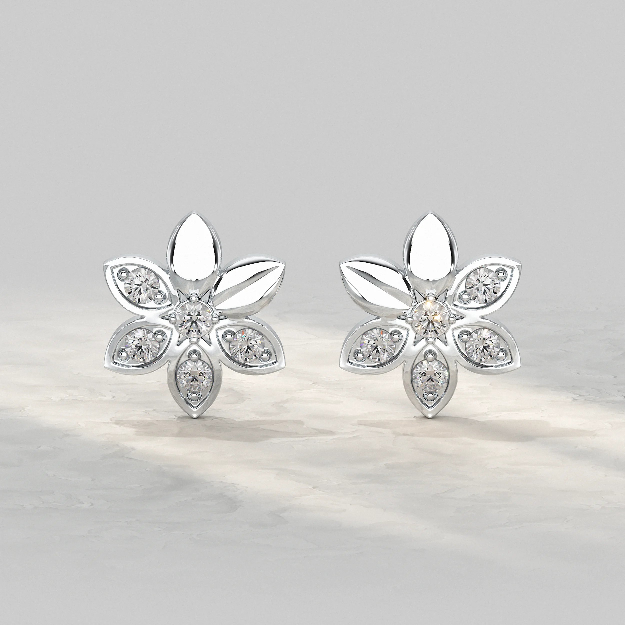 Petal Flower Stud Earring Earrings