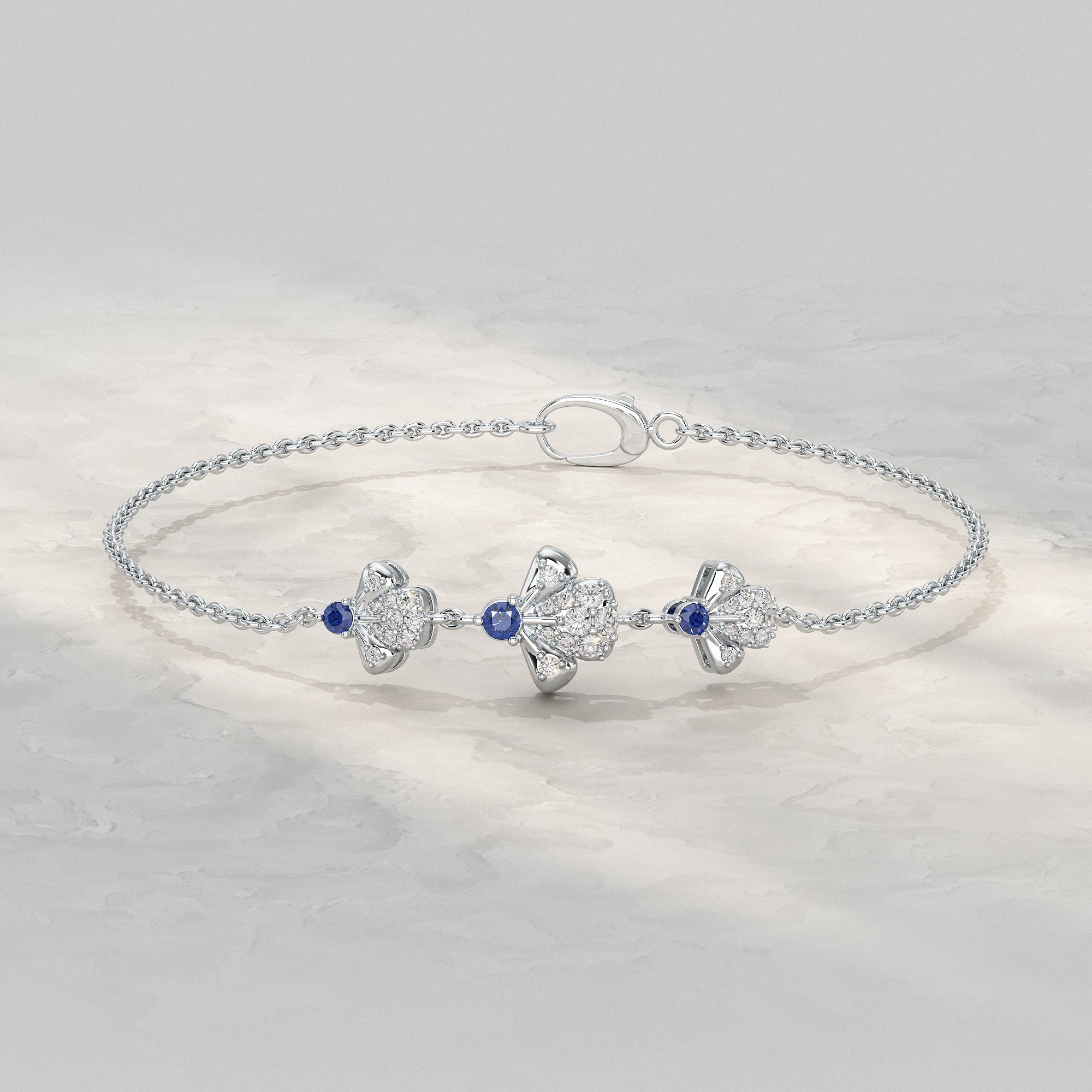 Three Flower Bracelet For Women Bracelet