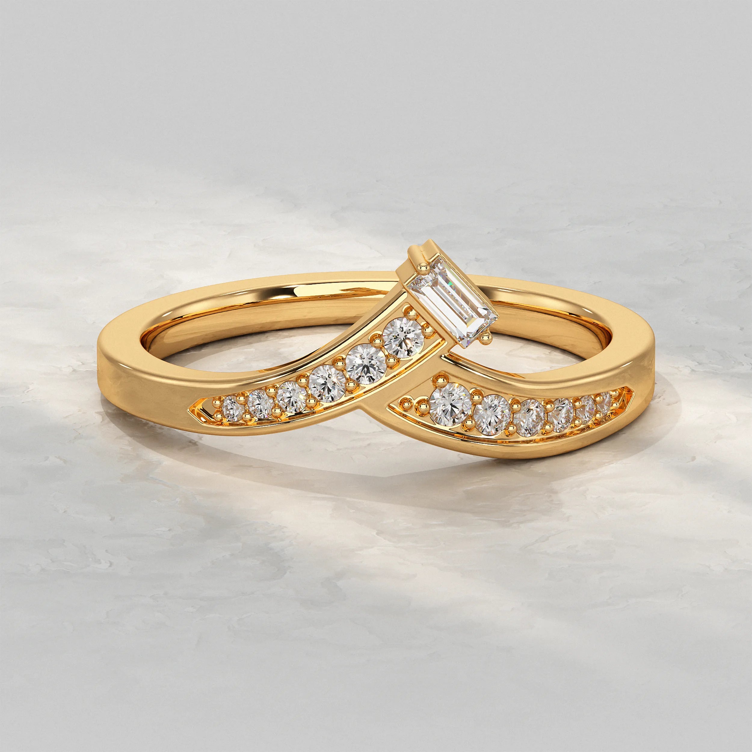 Eternal Twist Lab Diamond Ring Rings