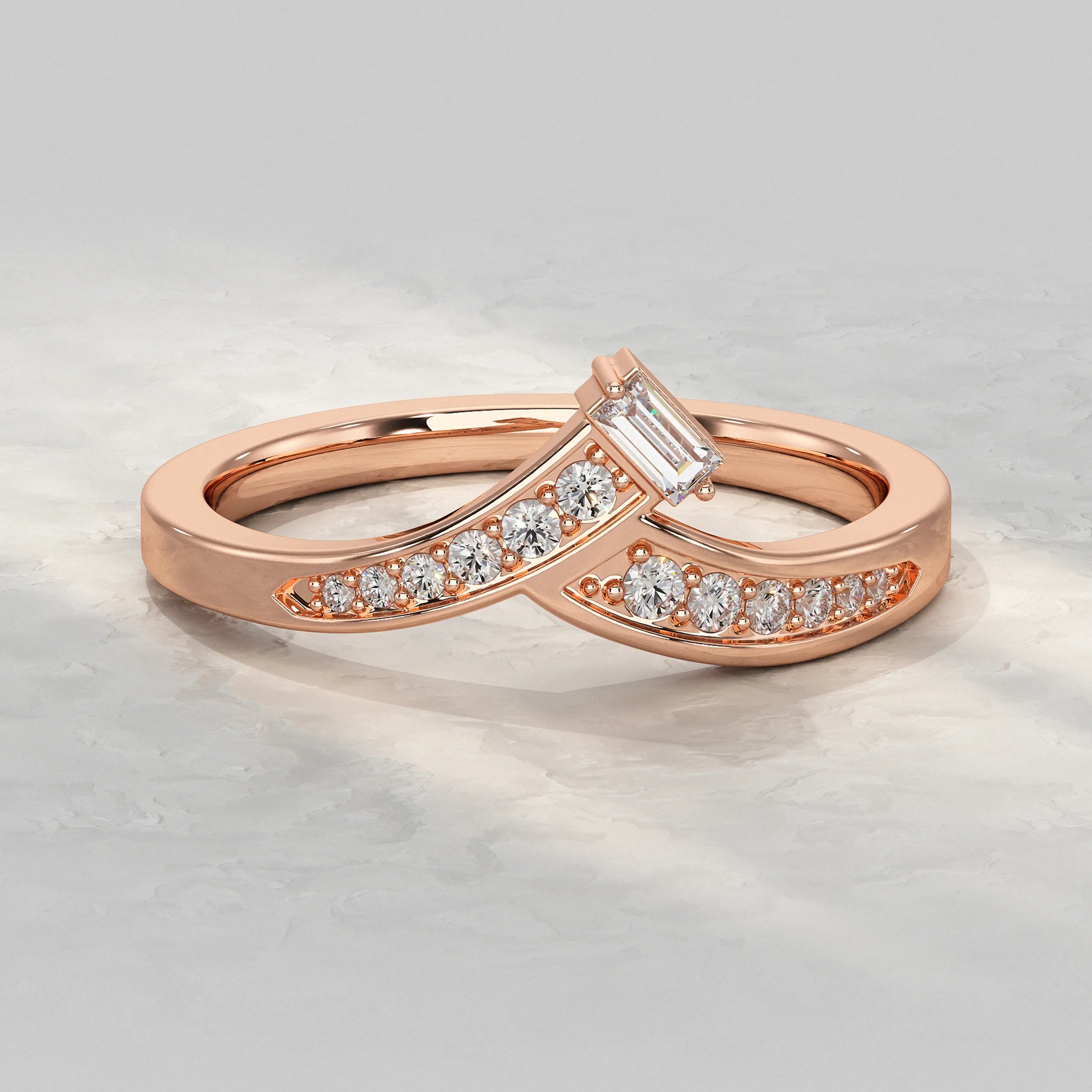 Eternal Twist Lab Diamond Ring Rings