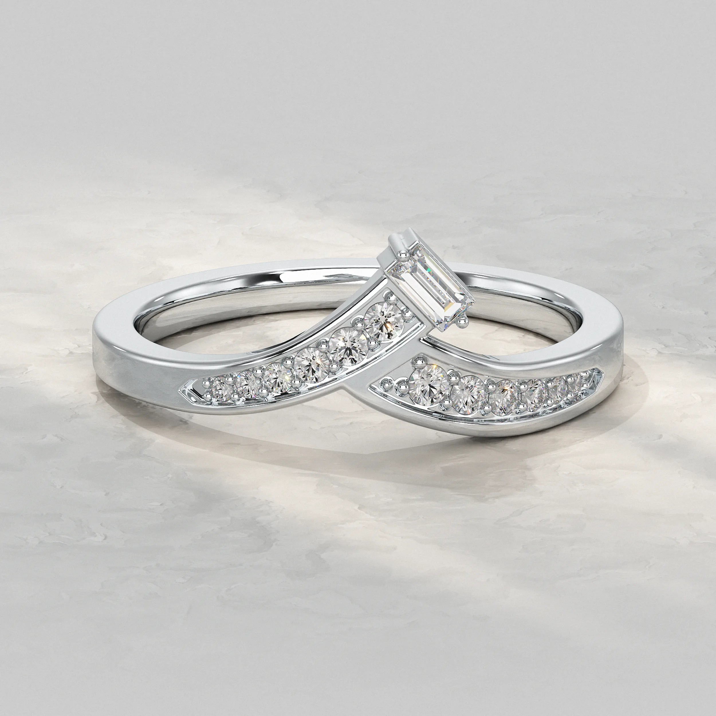 Eternal Twist Lab Diamond Ring Rings