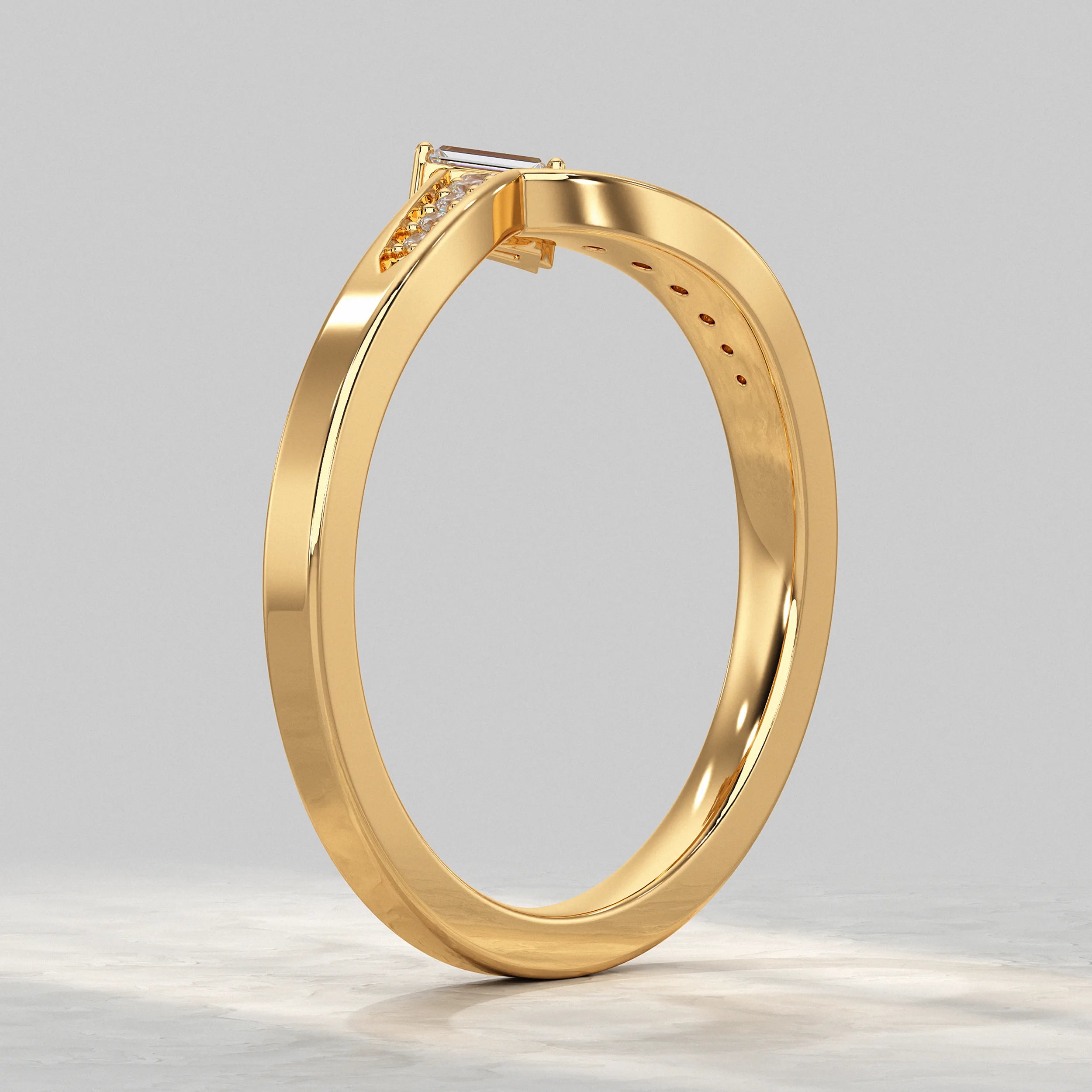 Eternal Twist Lab Diamond Ring Rings