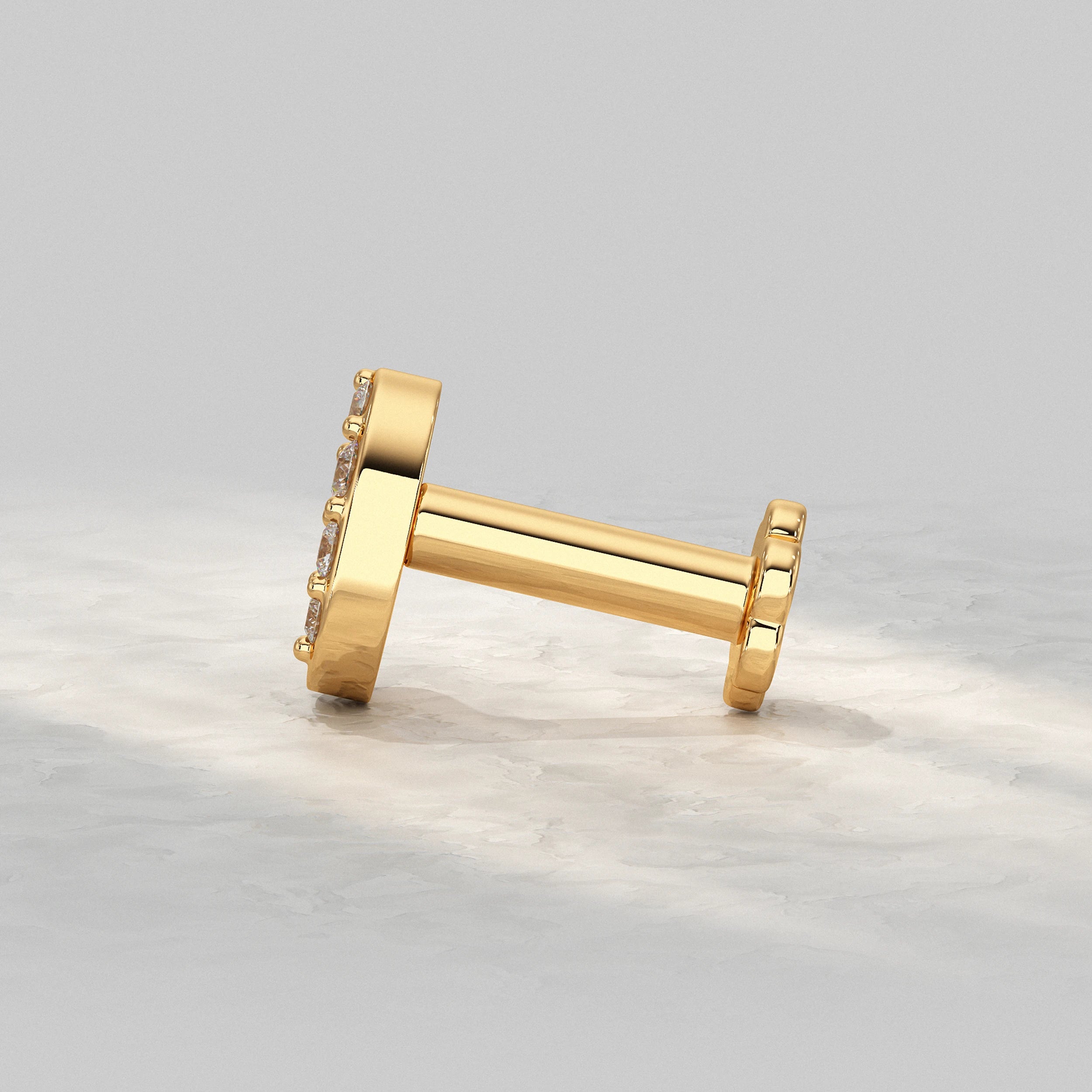 Paisley Round Diamond Nose Pin Nose Pin