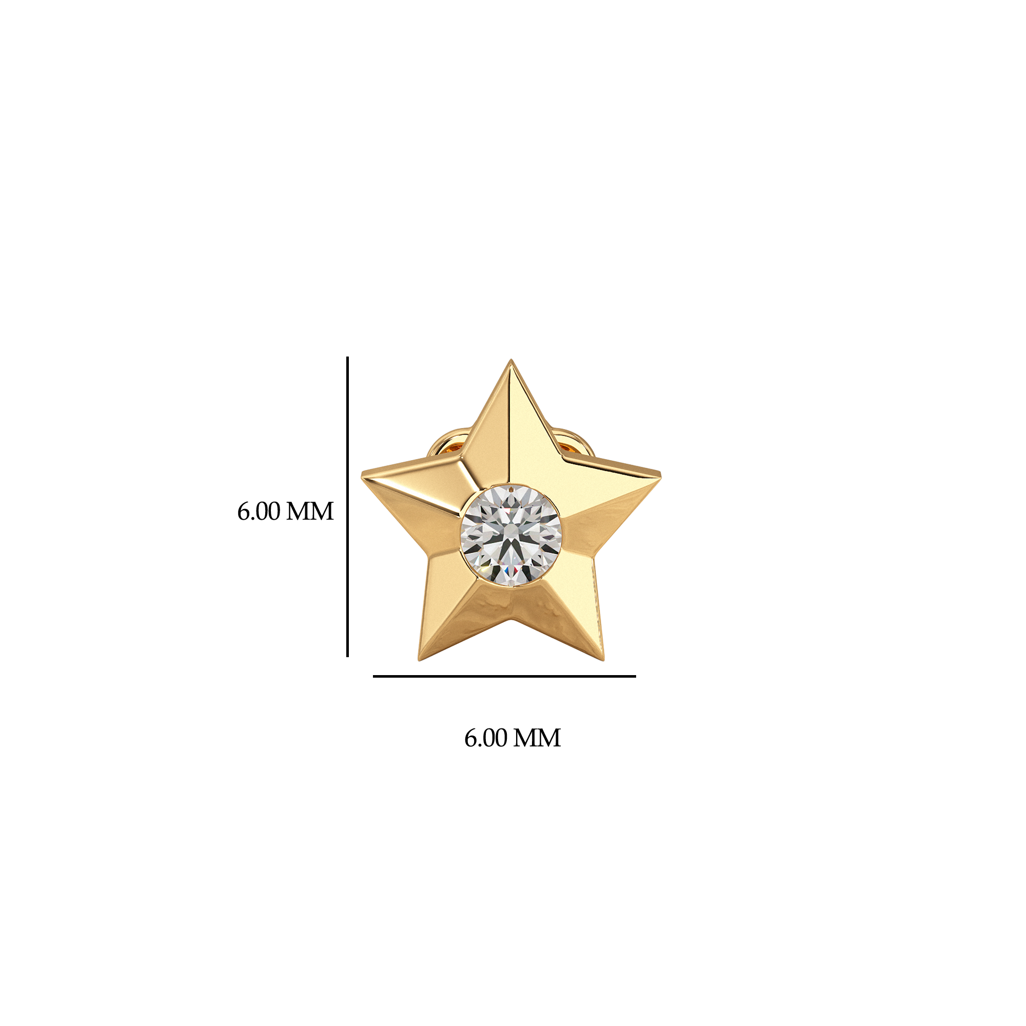 Star Diamond Nose Pin Nose Pin