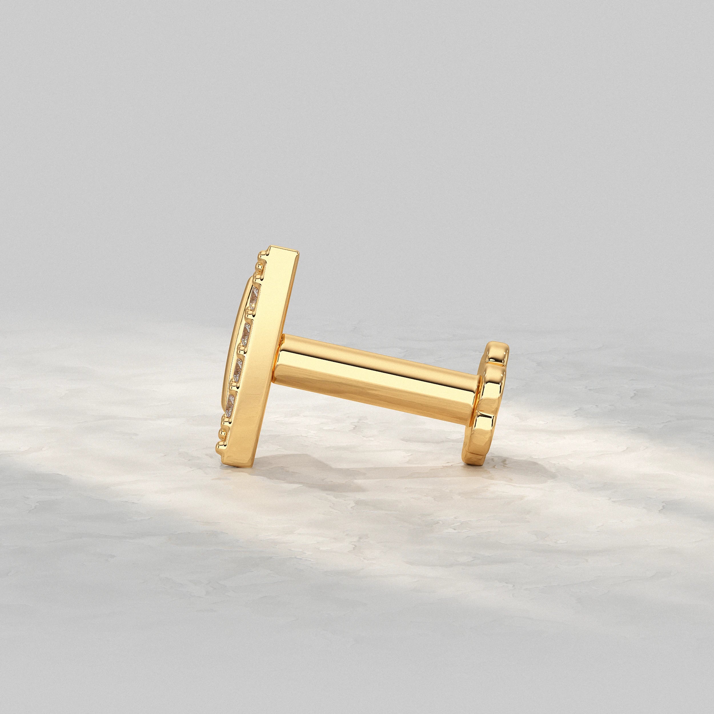 Modern Diamond Arrow Nose Pin Nose Pin