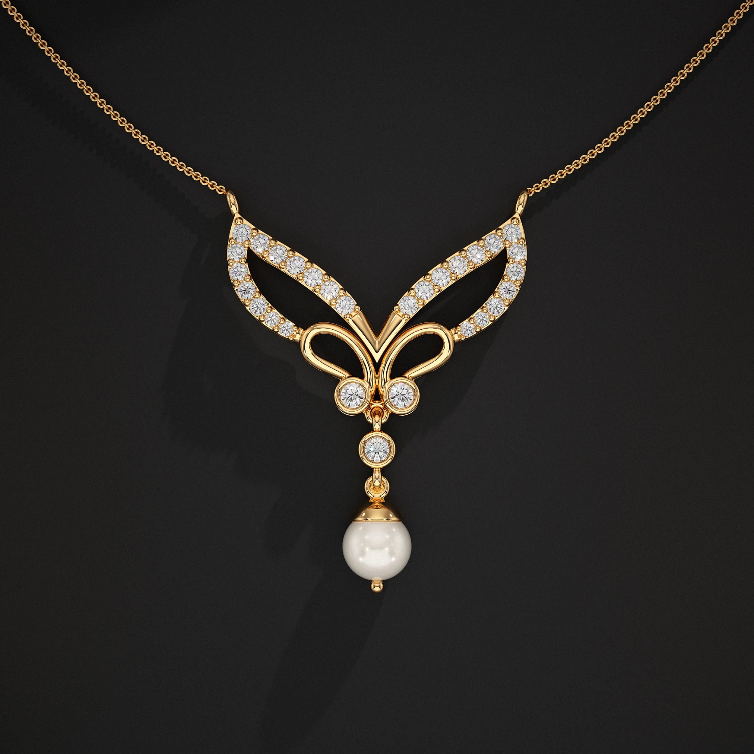 Wing Drop And Dangle Pendant Pendant
