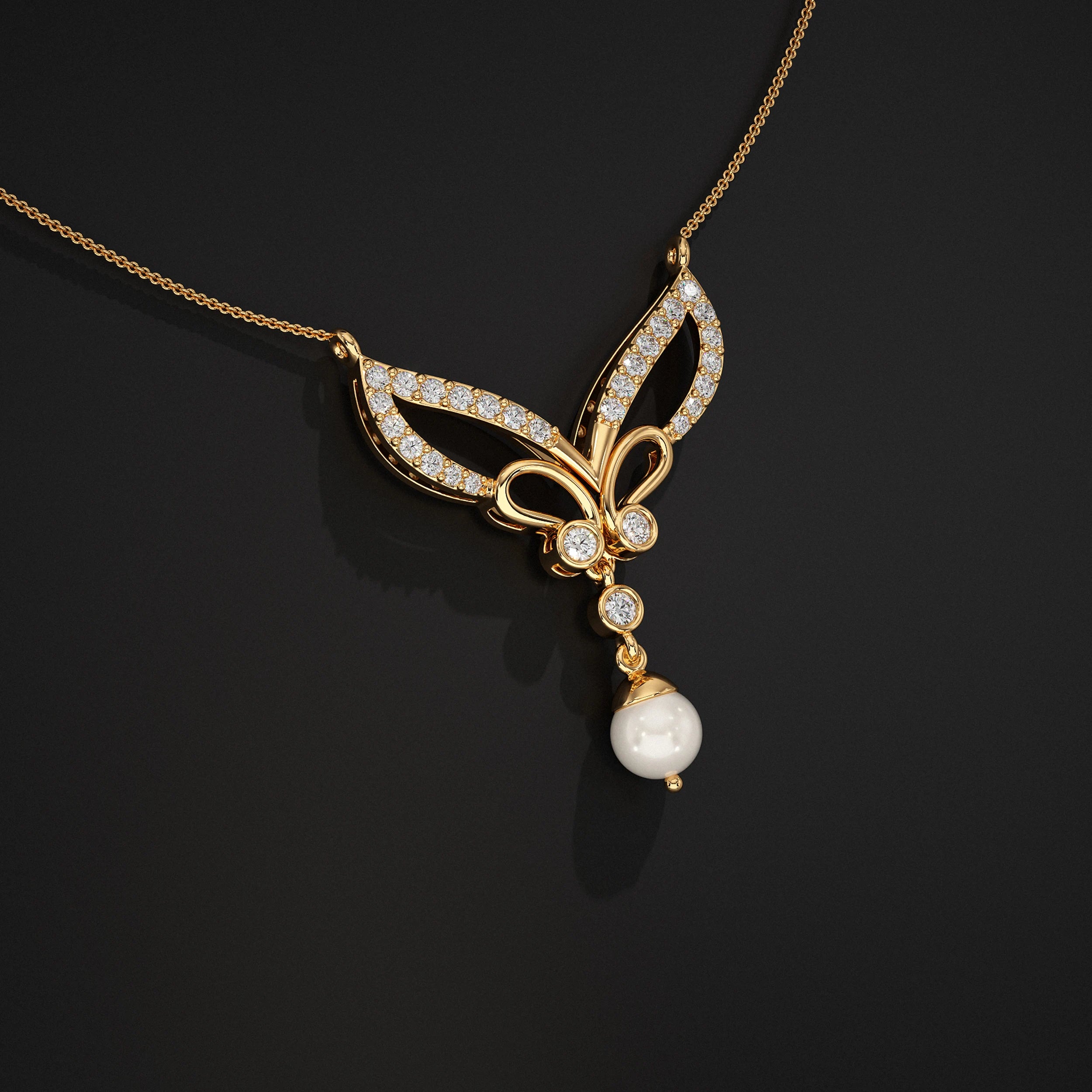 Wing Drop And Dangle Pendant Pendant