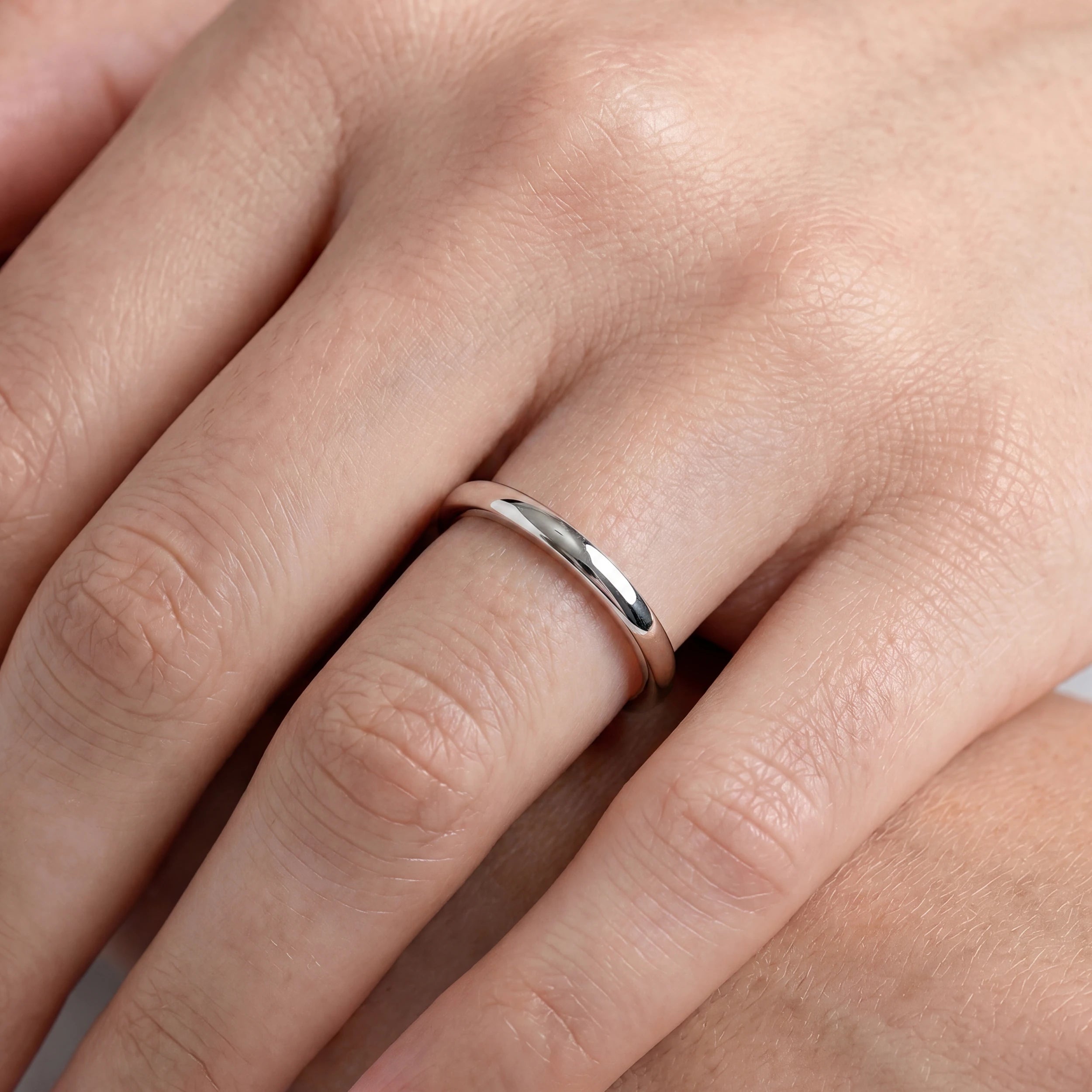 Plain Gold Wedding Band Rings