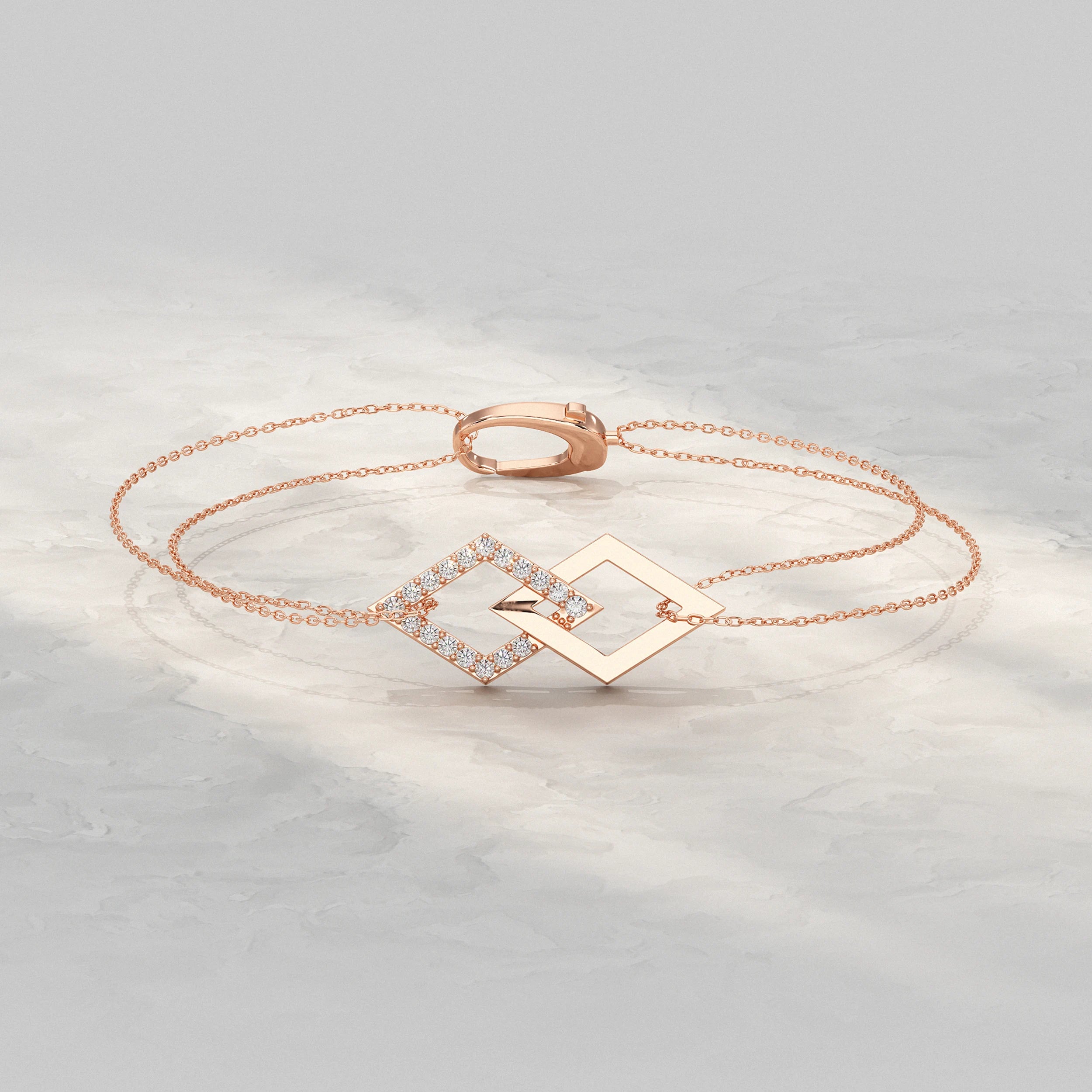Kite Shaped Link Chain Bracelet Bracelet
