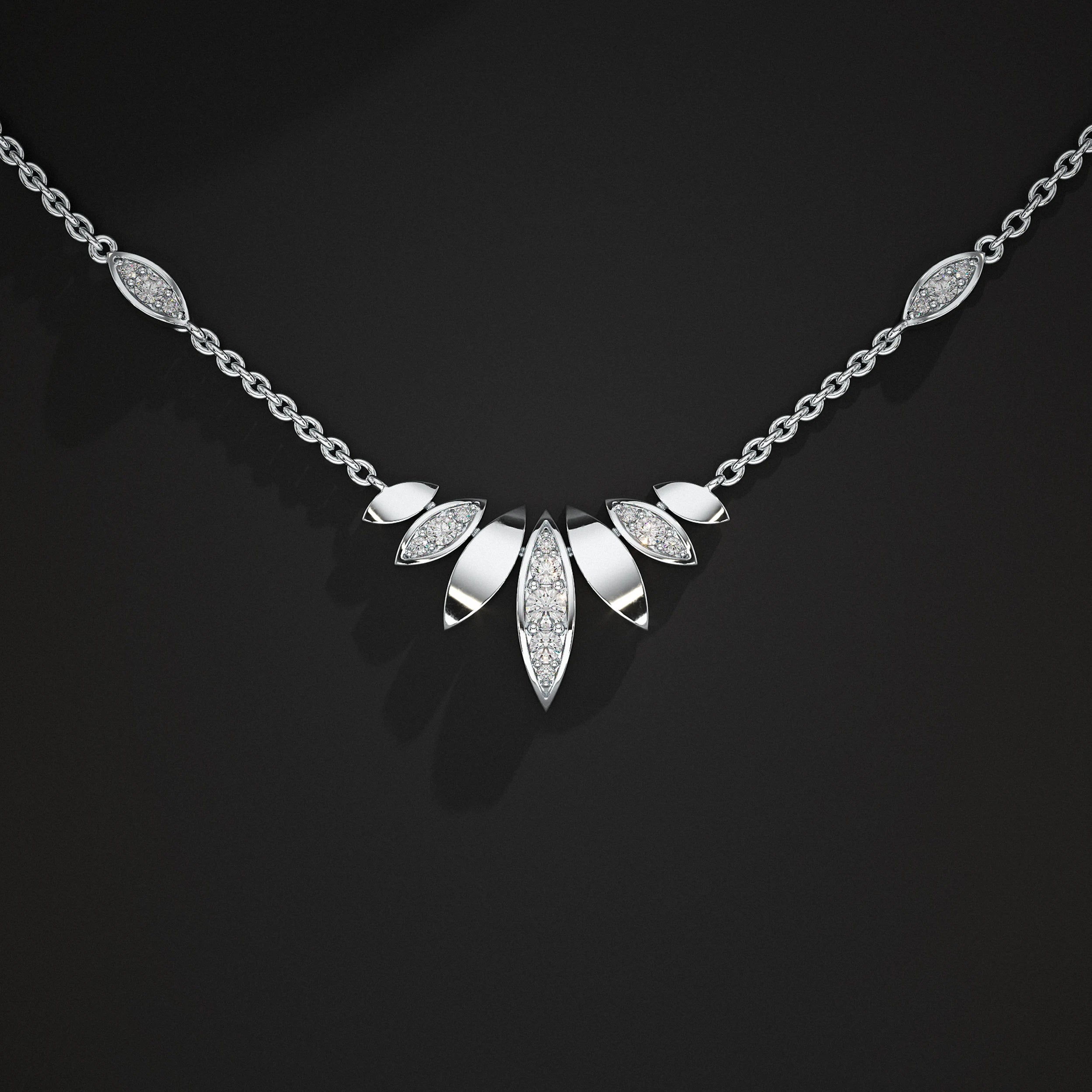 Petal Spark Lab Grown Diamond Pendant Pendant