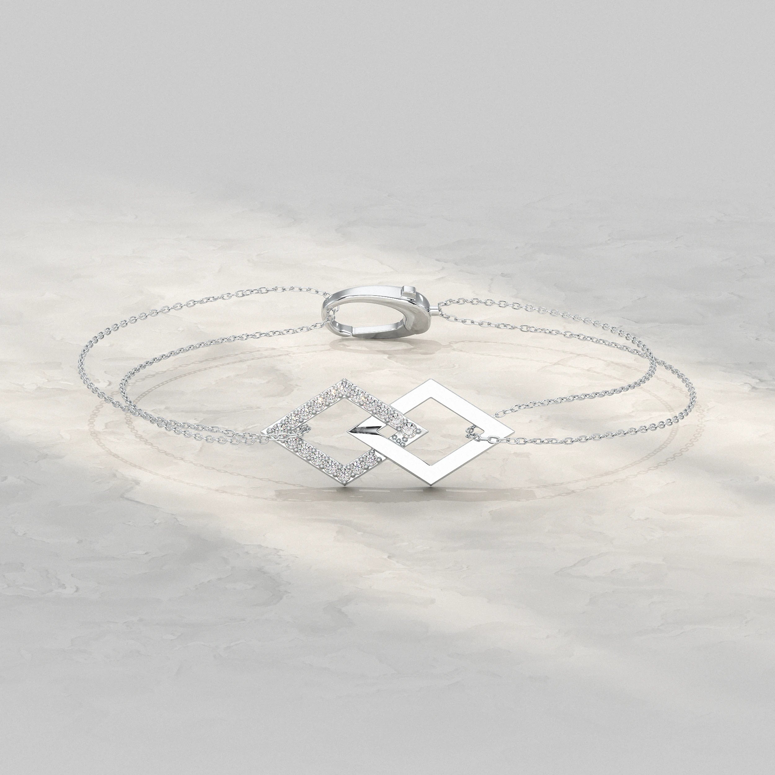 Kite Shaped Link Chain Bracelet Bracelet