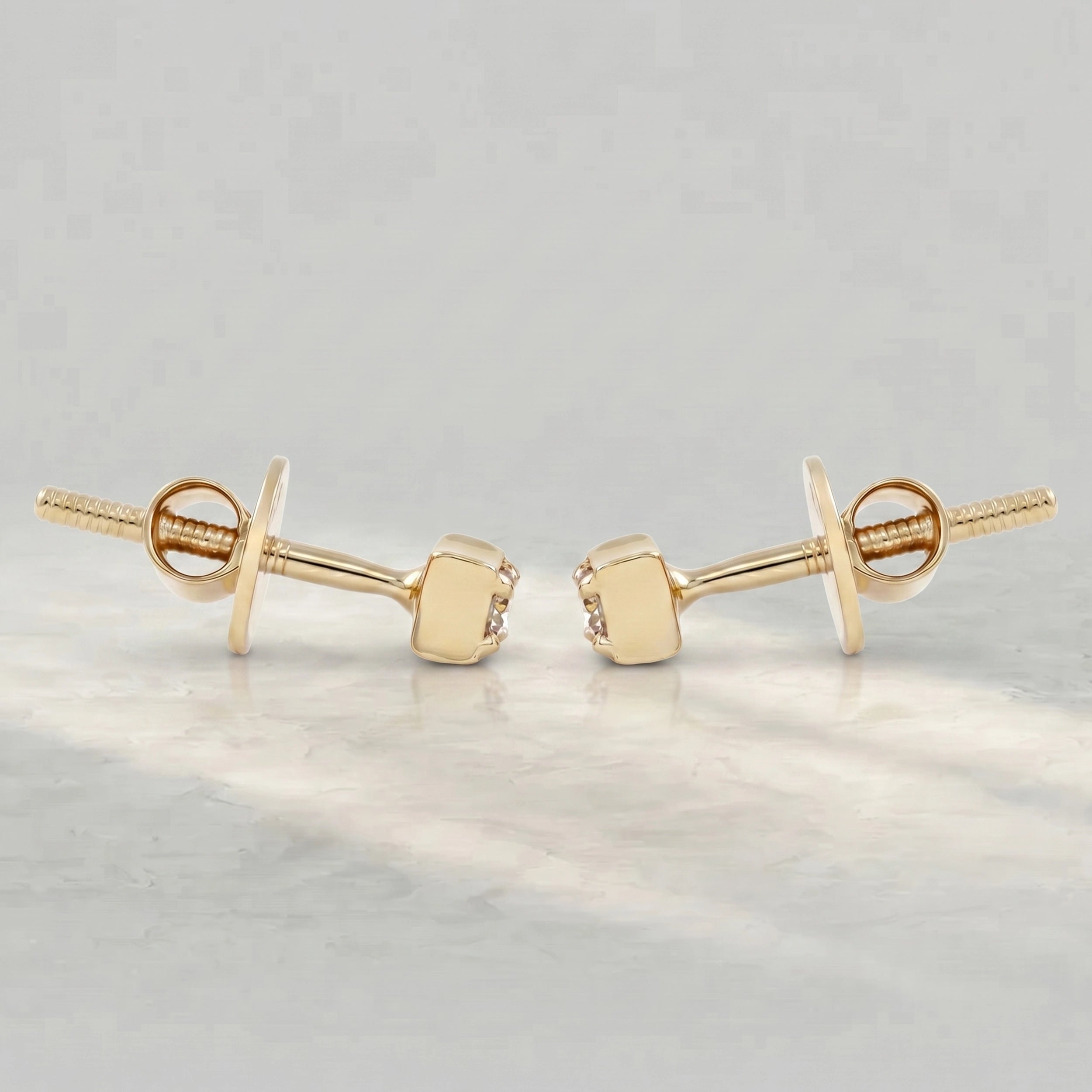 Sparkly Star Shape Lab Diamond Stud Earrings Earrings