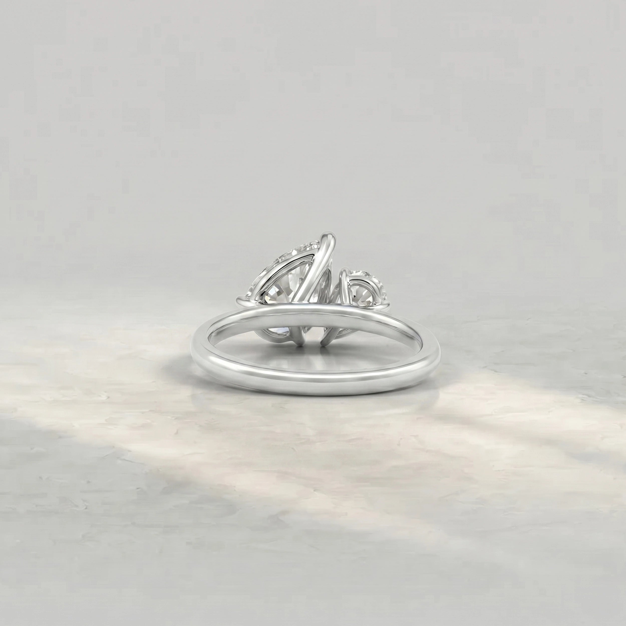 Pear Lab Diamond Toi Et Moi Engagement Ring Rings