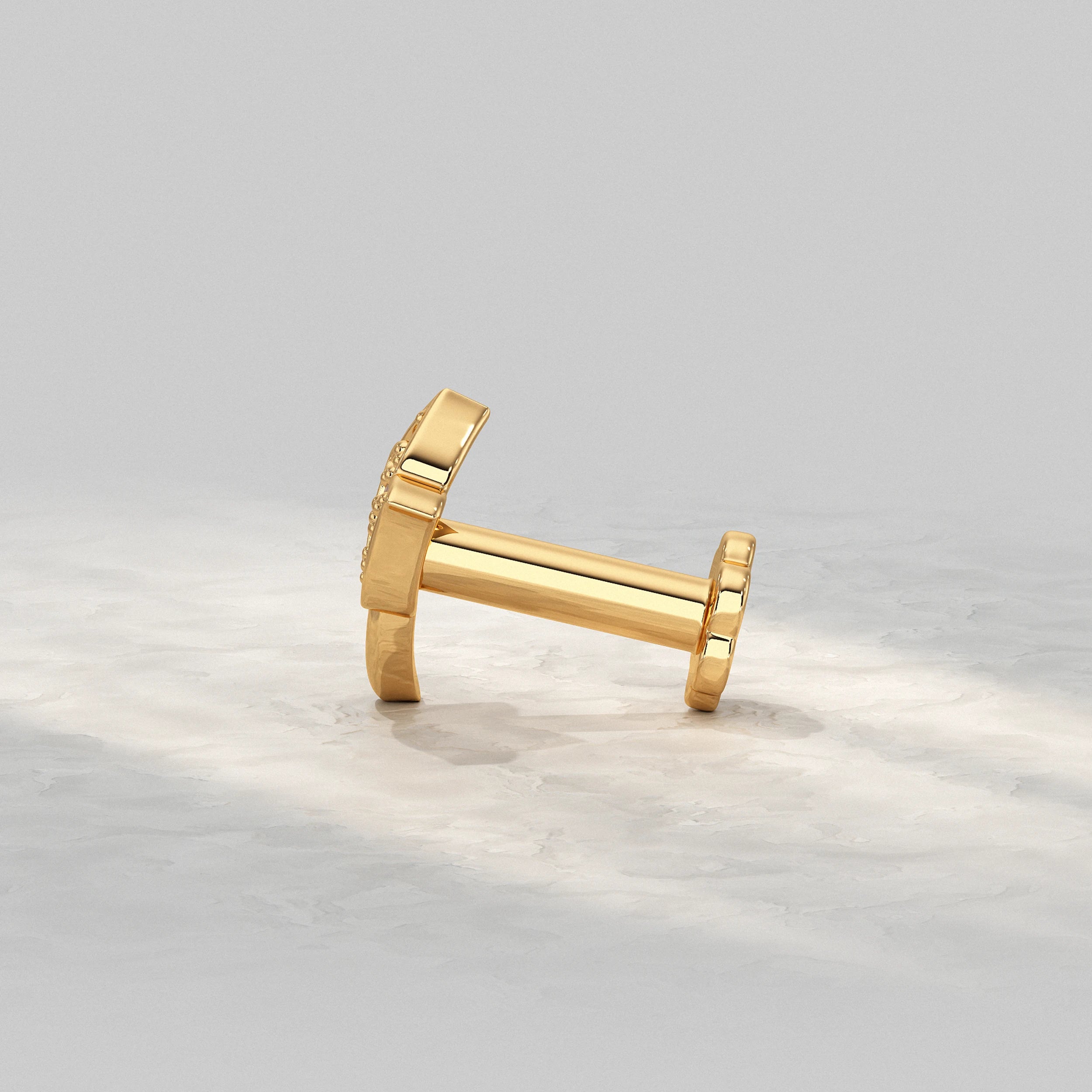 Lotus Shape Diamond Nose Pin Nose Pin